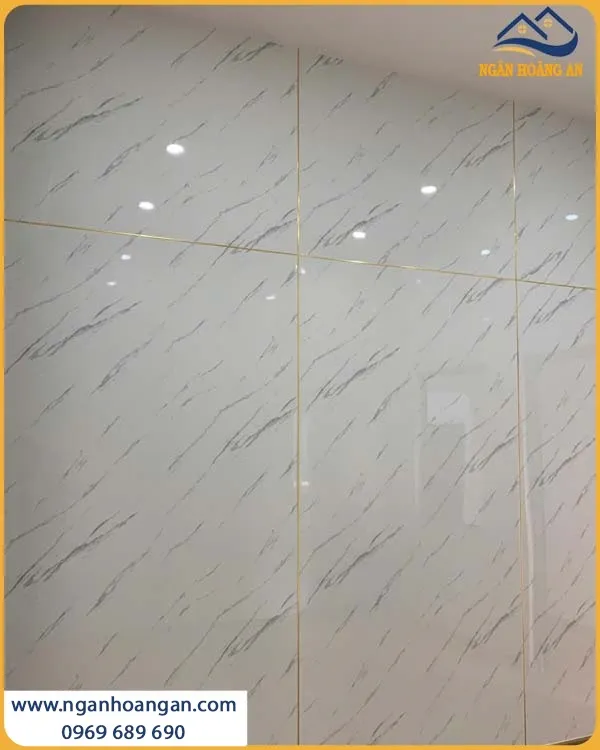 Tấm Nhựa PVC Kosmos Được Lắp Đặt Thời Thượng Cho Phòng Khách